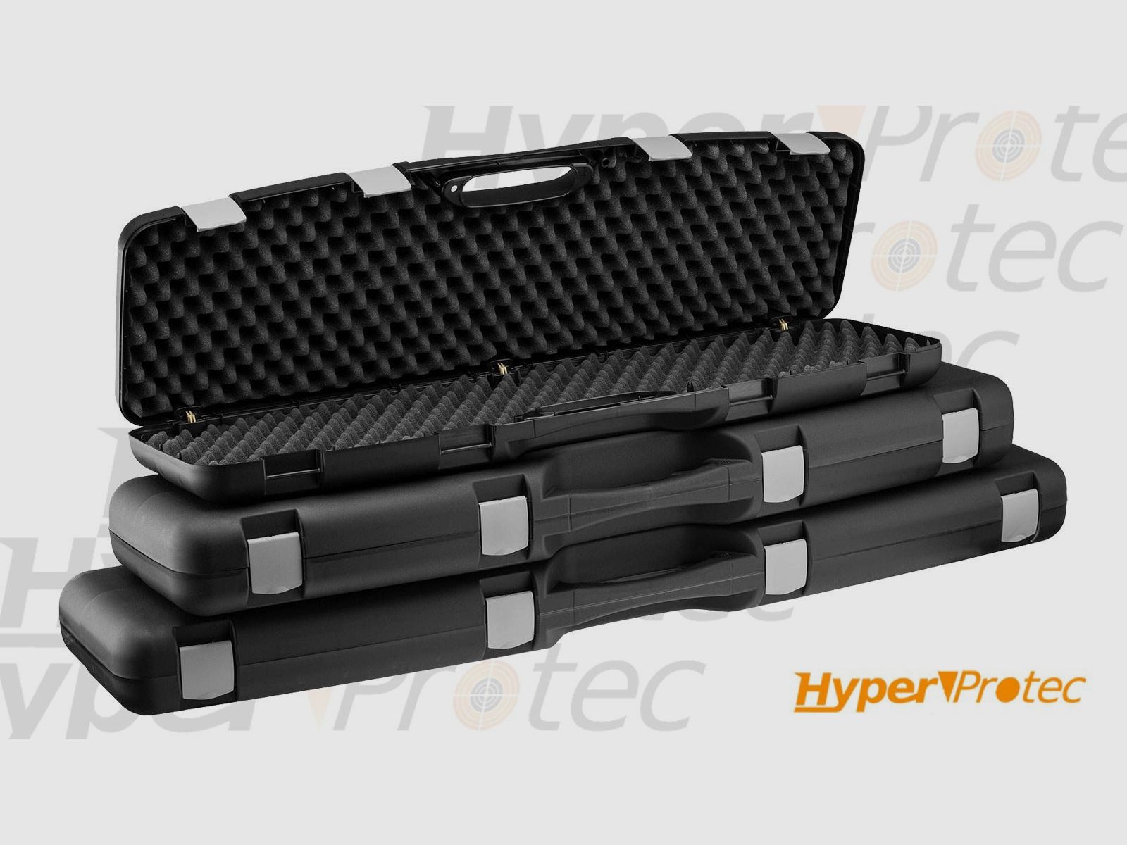Hartschalenwaffentransportkoffer schwarz für Langwaffen 125 cm, Bild 5 von 7