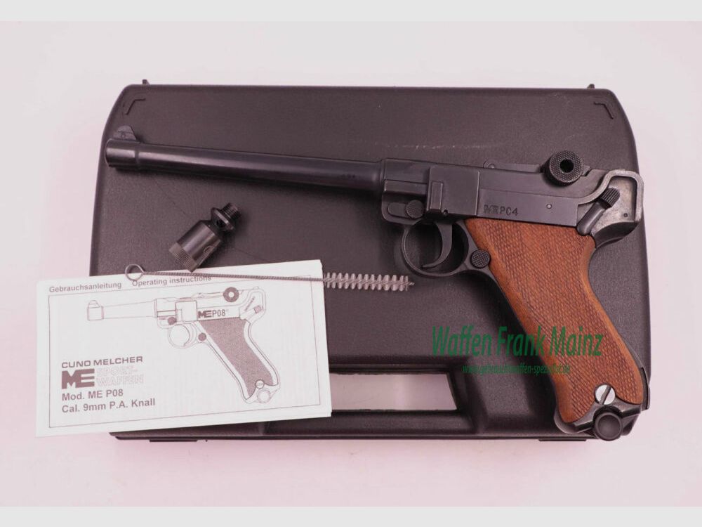 Melcher Cuno, Solingen Mod. P04/Ari 08 9mm P.A.K.
