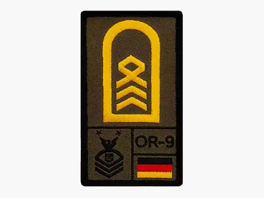 Café Viereck Café Viereck Rank Patch Oberstabsbootsmann - Oliv
