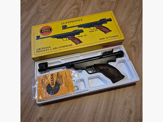 Diana air pistol Mod. 6G 4.5mm rifled barrel - defective