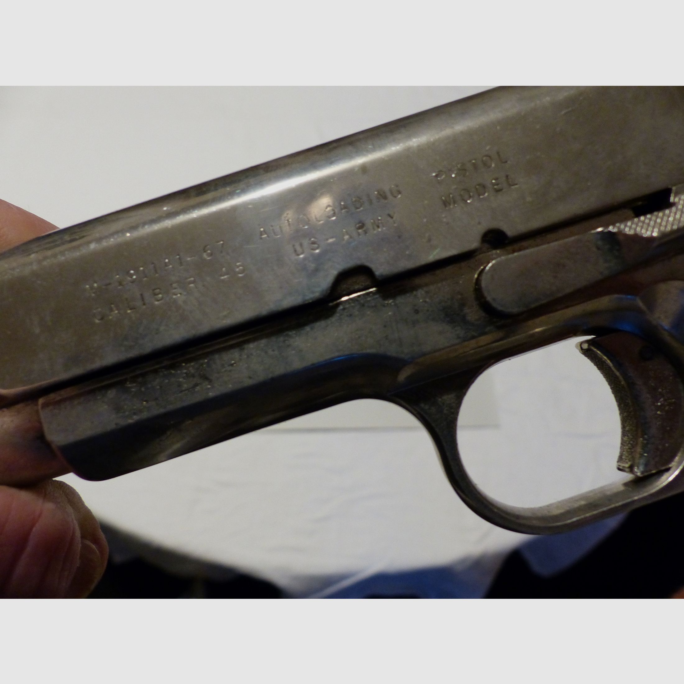 Colt Government Pistole M-1911A1-67 Cal. .45 ACP RMI Japan Vollmetall Deko 70er