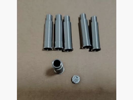 LEP Puffer cartridge stainless steel for fired 6.8 mm cartridges suitable for ME Bull Barrel revolver