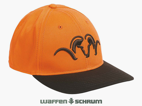Blaser cap Striker blaze orange / dark brown