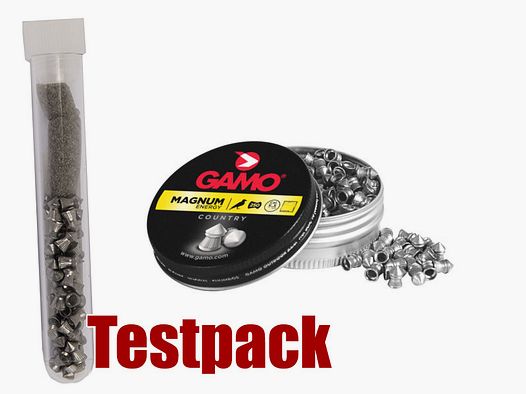 Testpack Spitzkopf Diabolos Gamo Magnum Country Kaliber 5,5 mm 1,0 g gerifflet 20 StĂĽck