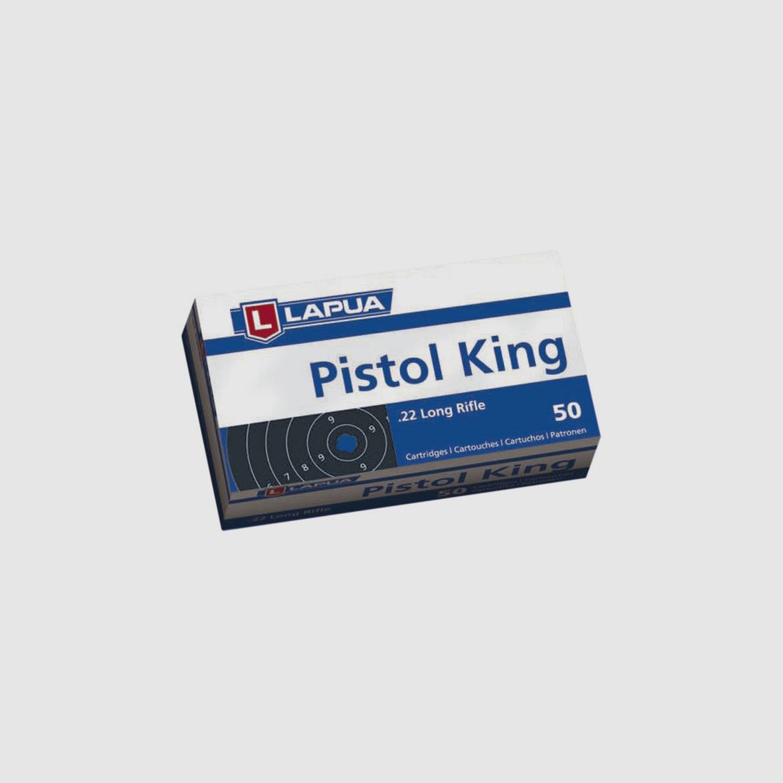 Lapua Pistol King .22 LR 40GR LRN 50 Patronen