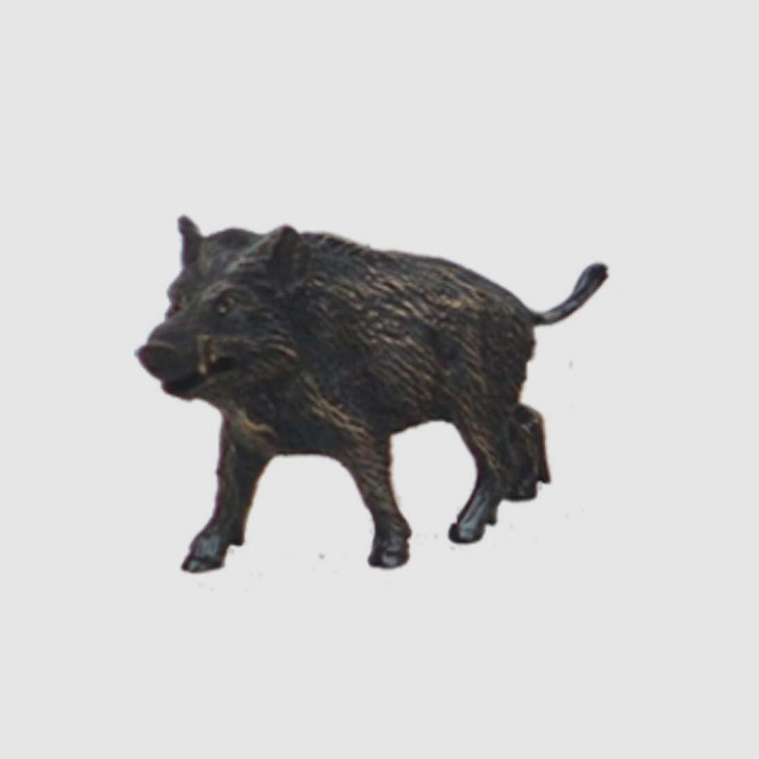 Lovergreen Accessoires Motiv Bronze patinierter Keiler (Zinn) A