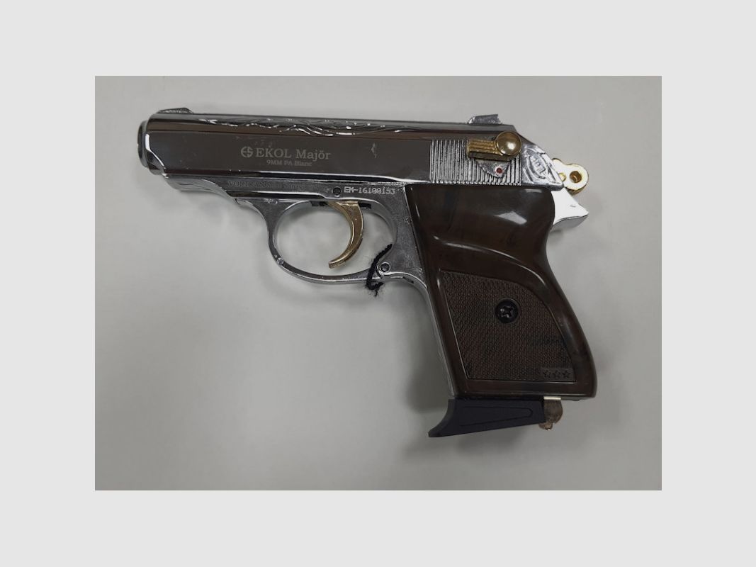 EKOL MAJOR 9MM mit goldenen Teilen