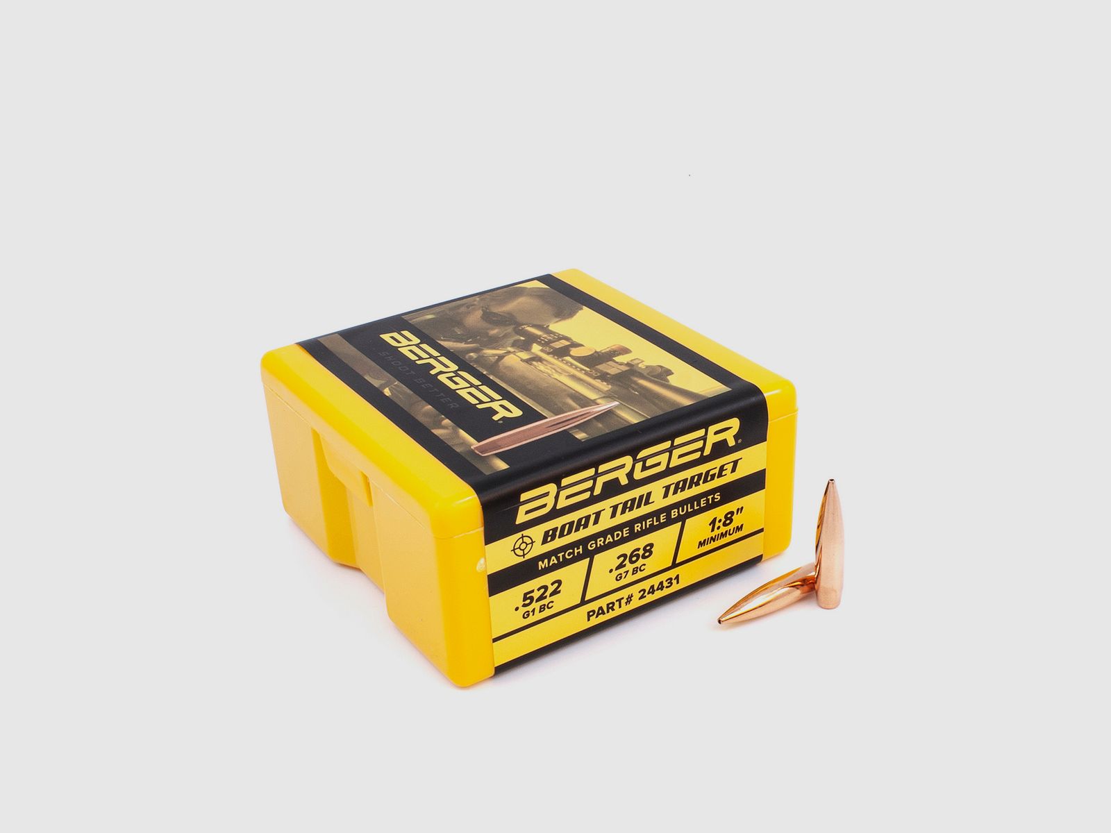 Berger Geschoss 6mm/.243 BT Target 108GR 500 Stück