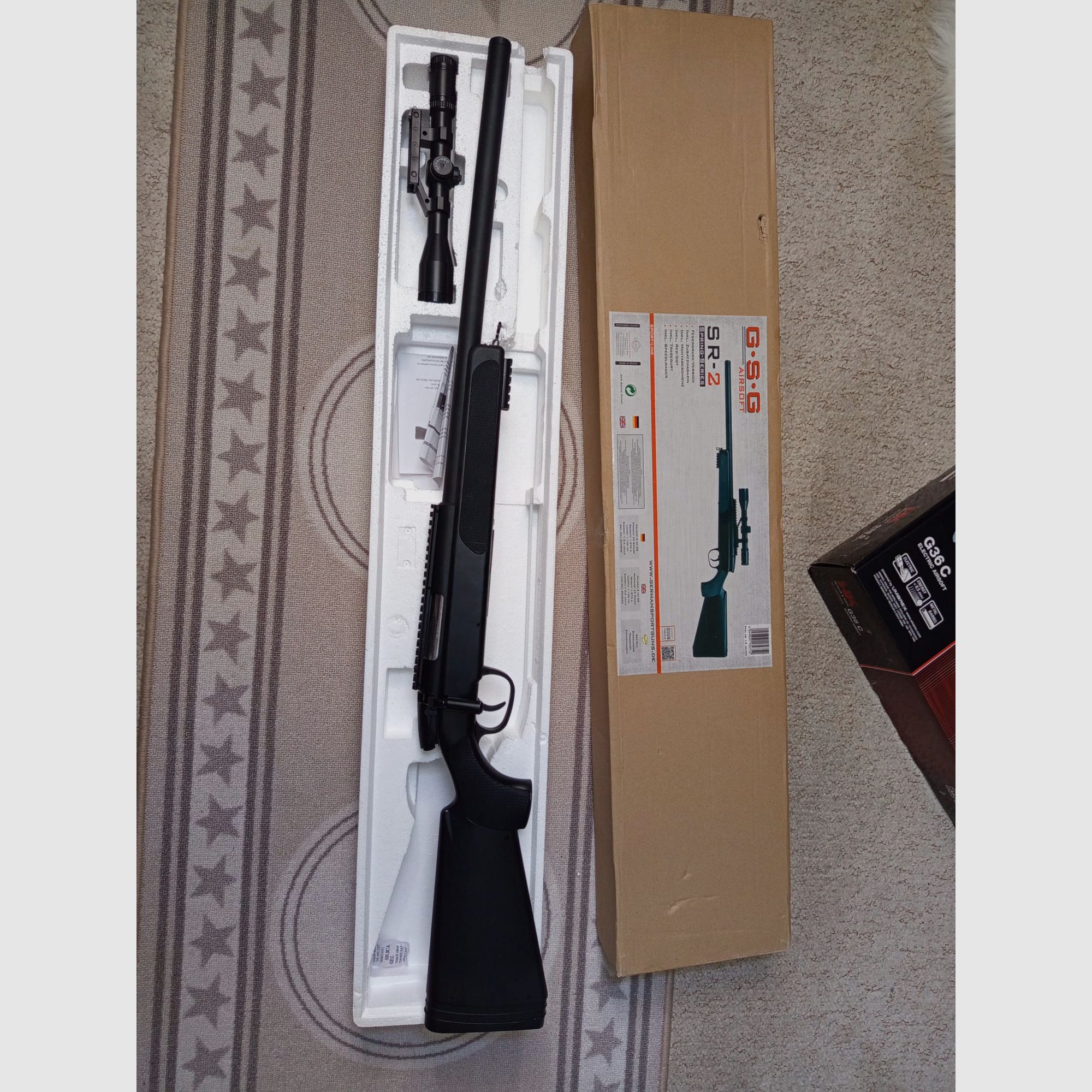 GSG R-maxx Sr-2 Sniper Federdruck 0 5j Notverkauf