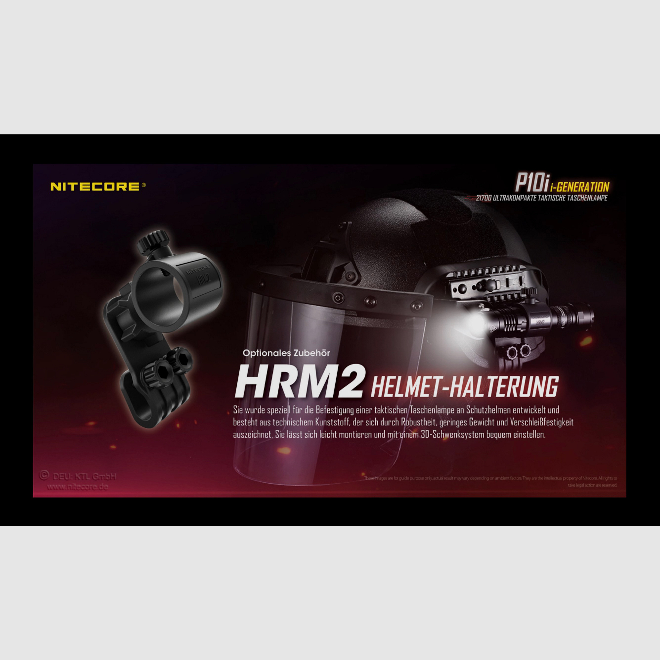 Nitecore P10i tactical LED flashlight 1800 lumens