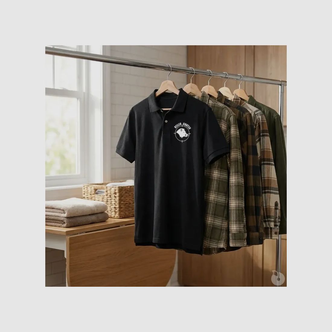 Polo Keiler Hunter noir logo 1, image 5 sur 10