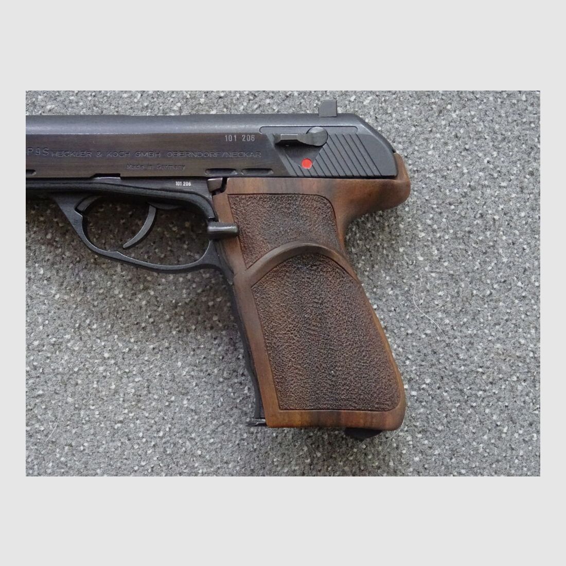 HECKLER & KOCH H&K P9S HOUTEN GREPEN