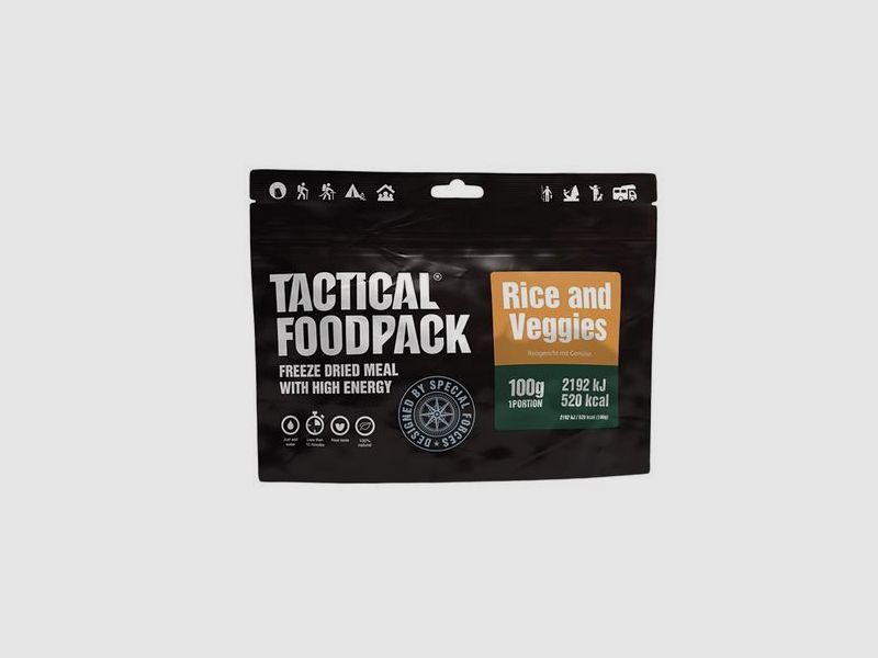 TACTICAL FOODPACK - RICE AND VEGGIES