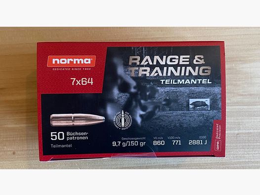 Norma Range & Training Kal. 7x64 - 9,7g / 150gr