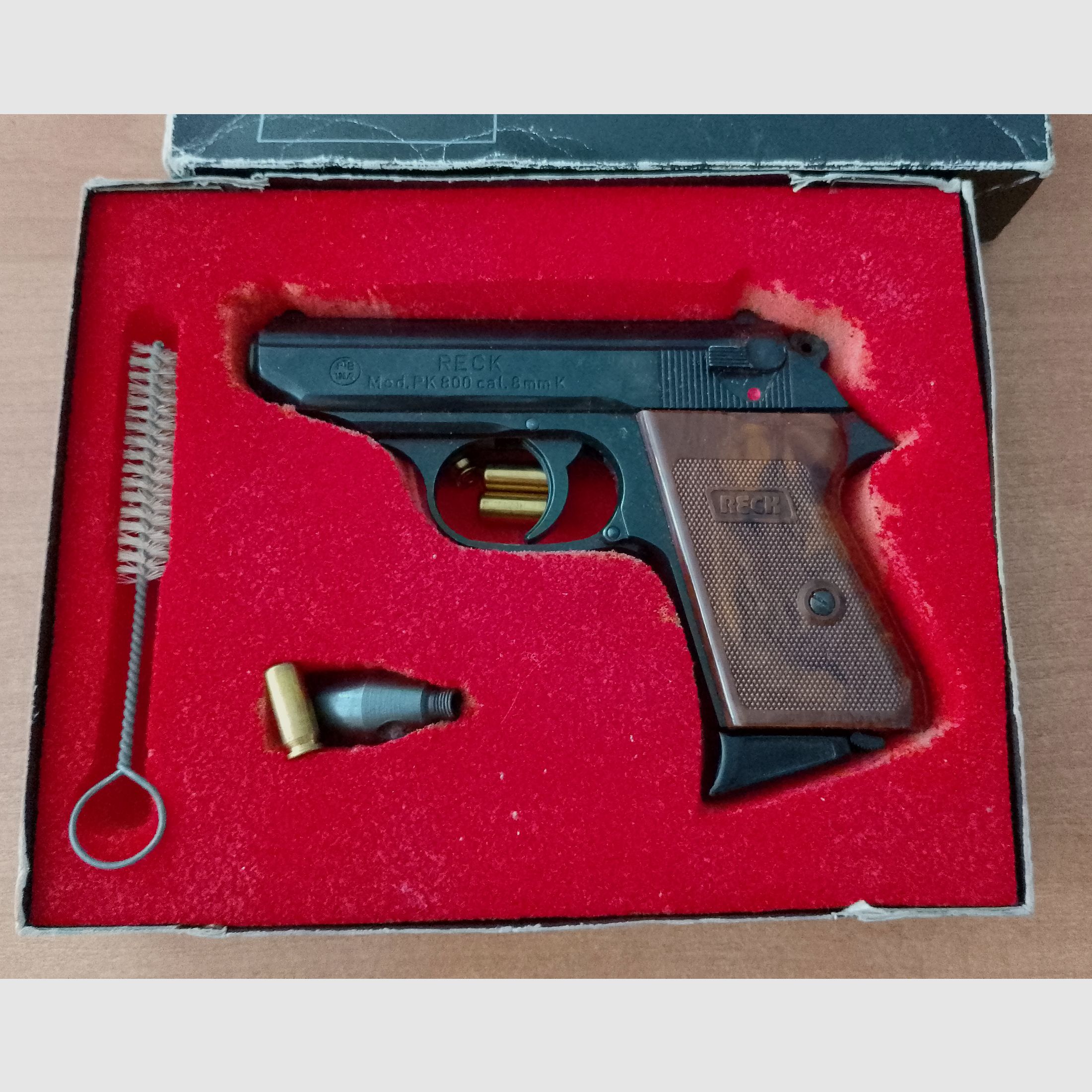 Reck PK 800 im Kal. 8 mm Knall mit Verpackung!