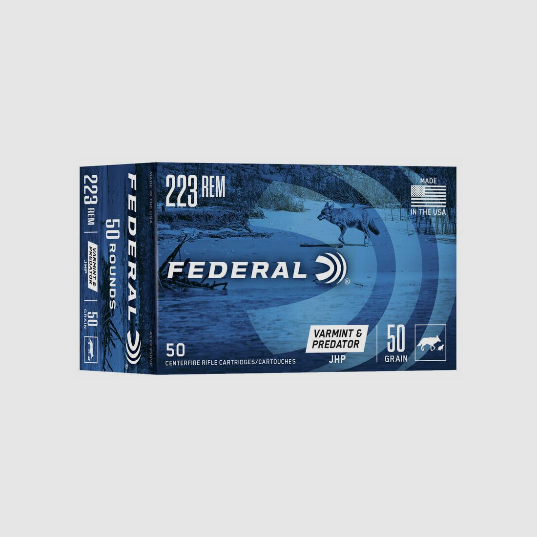 Federal Ammunition Varmit & Predator JHP 50 grs - 50 Stk
