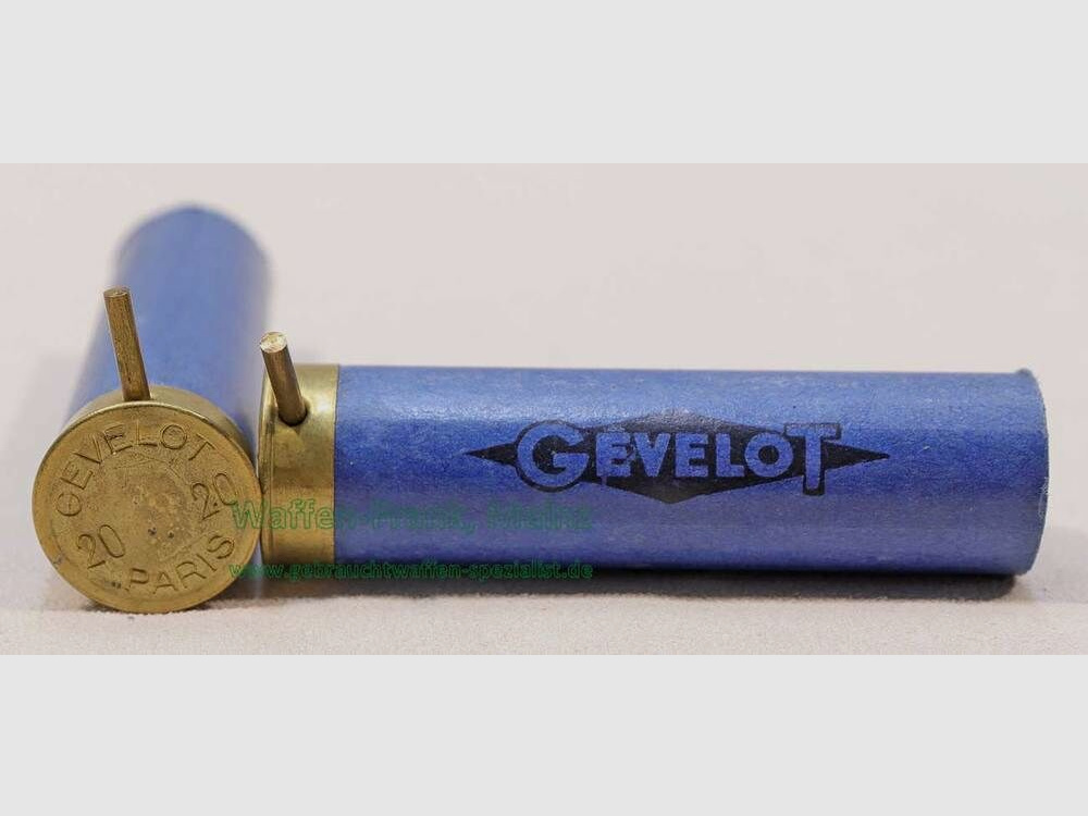 Gevelot, Francia cartucce Lefaucheux .20