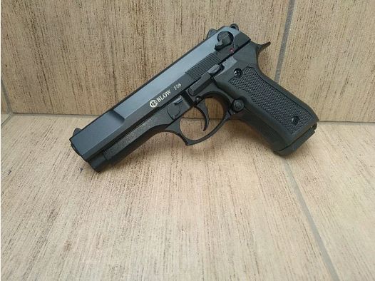 BLOW F06 Czarny 9mm P.A.K. Pistolet strzelający naśladujący Pietro Beretta 92