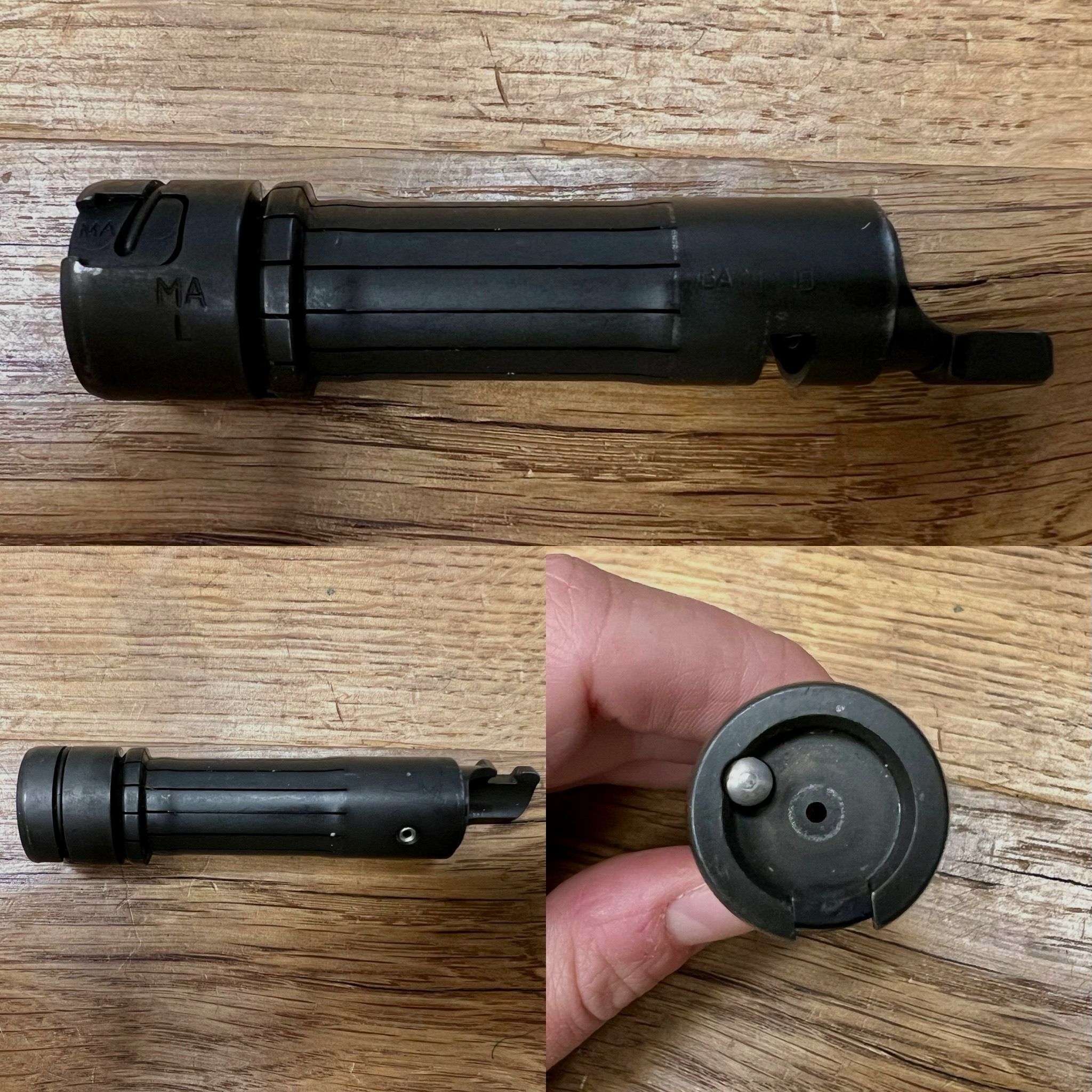 Blaser R8 Magnum sluitkop links