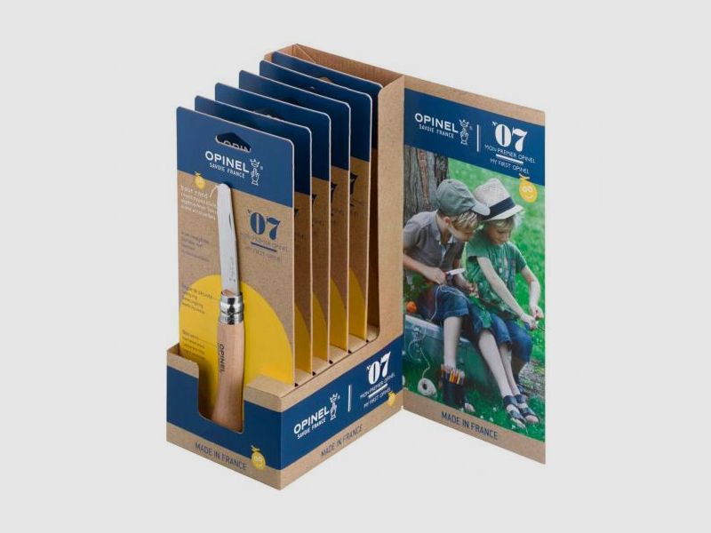 Opinel Kindermesser, rostfrei, Buchenholz, Bild 4 von 4