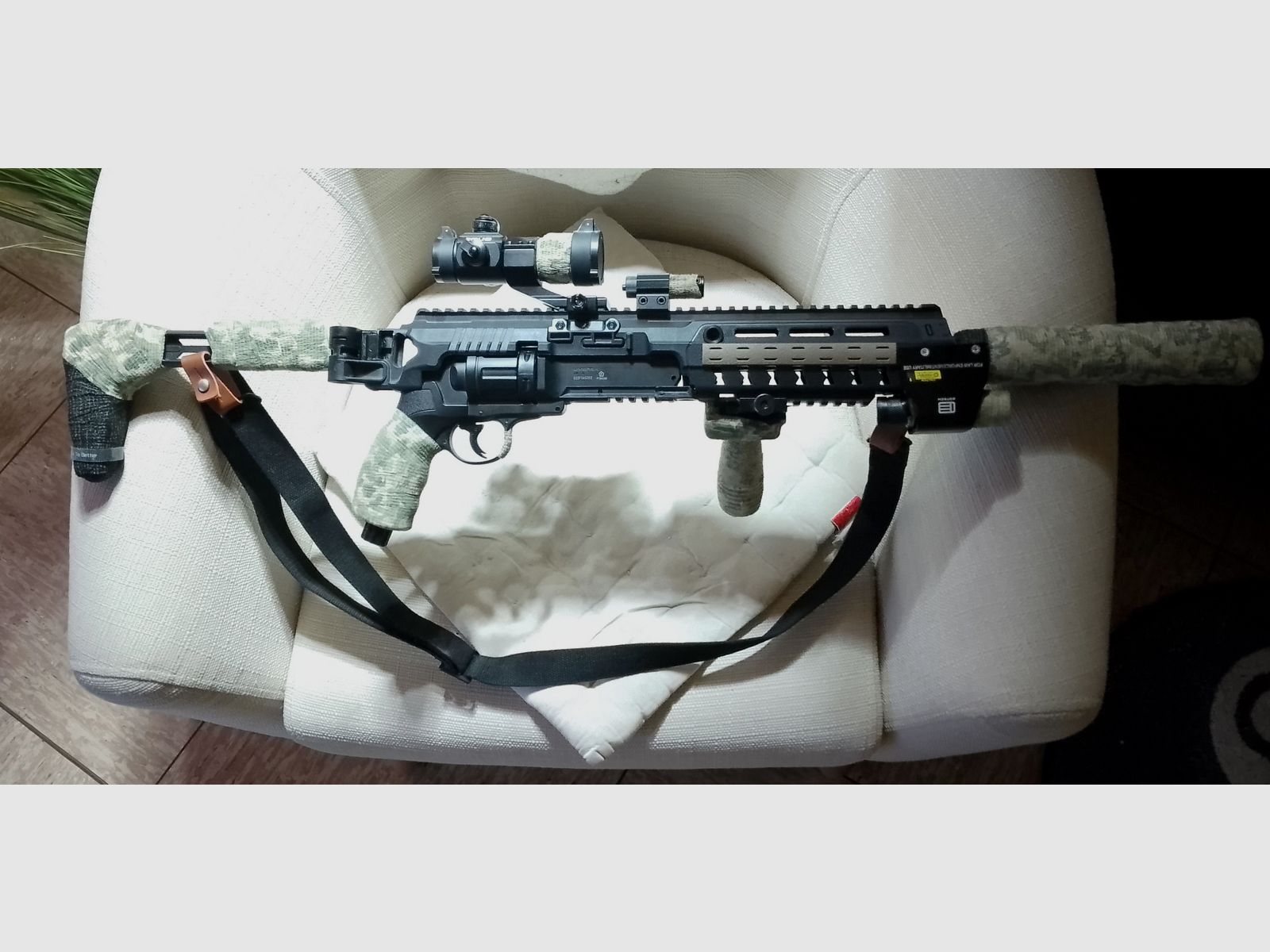 T4e HDR50 Tactical Sniper kit  Rot Grün Punkt Pfeffer Gummi geschosse RAM Paintball Markierer Cal .50 Set Lampe CO2 Kapseln Anschlagschaft carbine