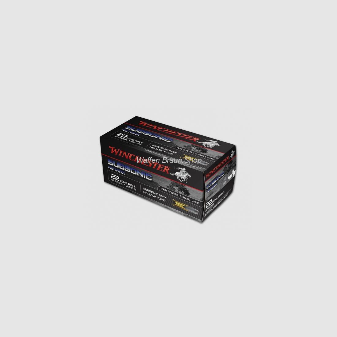 Winchester .22 lr Subsonic 42MAX 42 grain Hollow Point 50 Stück