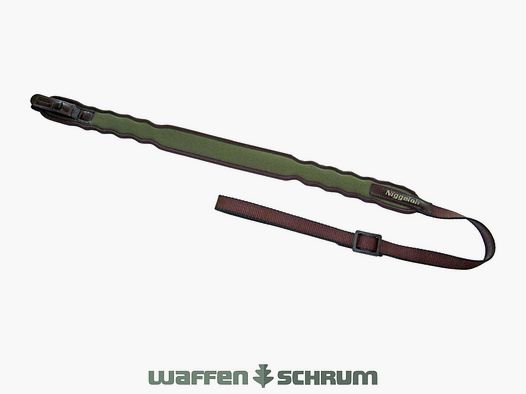 Niggeloh Gewehrriemen für Flinte Neopren - Grün mit Schnellverschluss
