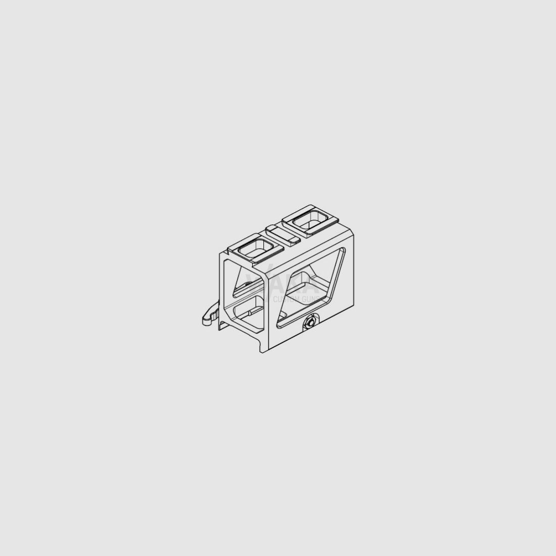 B&T 52 mm Montage Skeleton QD voor Aimpoint ACRO