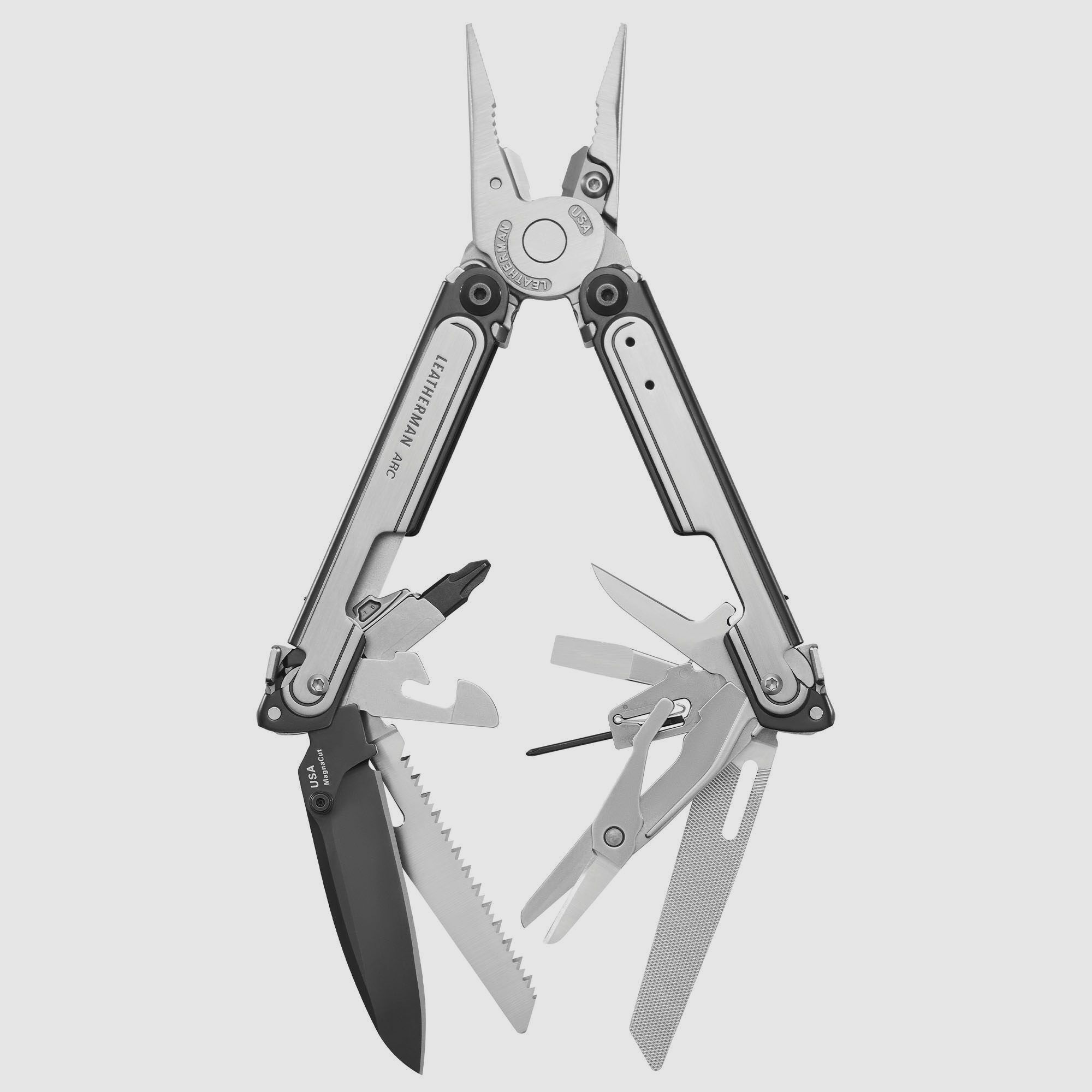 Leatherman ARC Black & Silver, Nylon Holster with Pocket, M, image 1 of 6