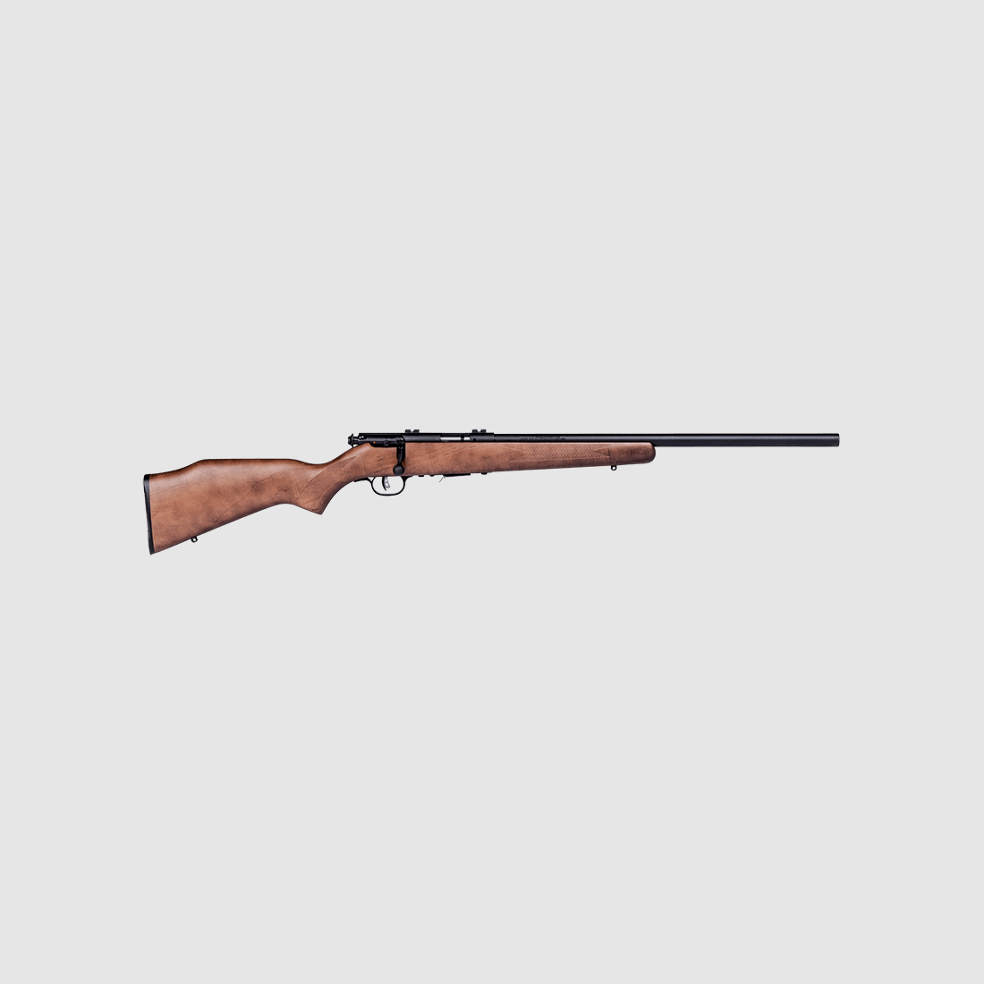 Repeater rifle Savage 93 wooden stock cal. .17 HMR semi-weight barrel incl. scope...
