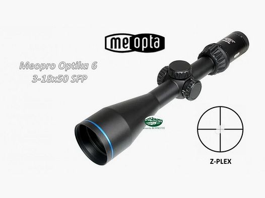 MEOPTA MEOPRO OPTIKA 6 3-18X50 SFP Ret. Z-Plex