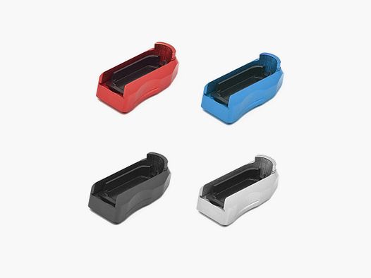 M-Arms Magazynek Single Stack Podkładka Bazowa do 1911 9mm, Kolor: Czerwony
