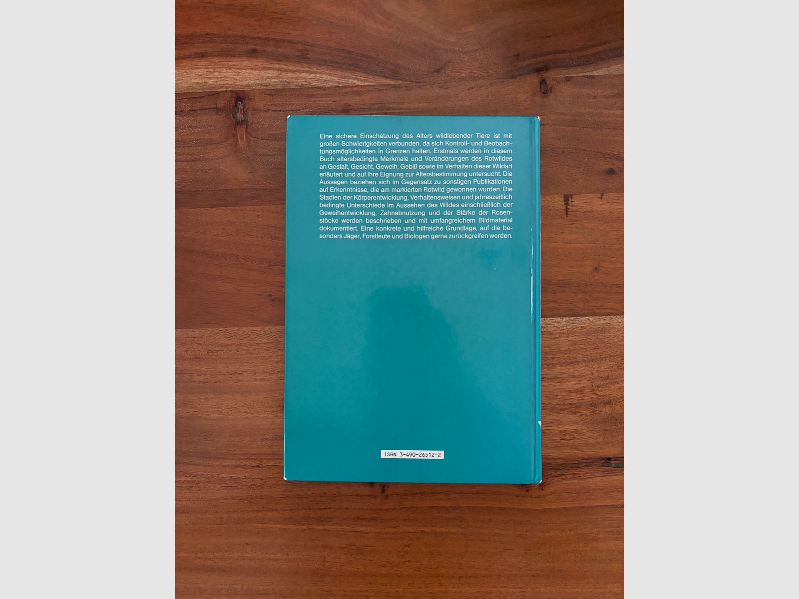 Altersentwicklung und Altersansprache beim Rotwild von H. Drechsler