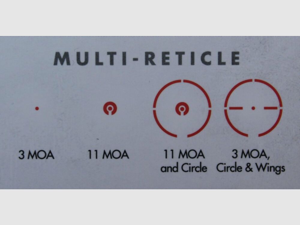 Burris Burris FastFire 4(300259) visor de punto rojo Red Dot Sight 3MOA Dot Multi Reticle/ Weaver-/Picatinny