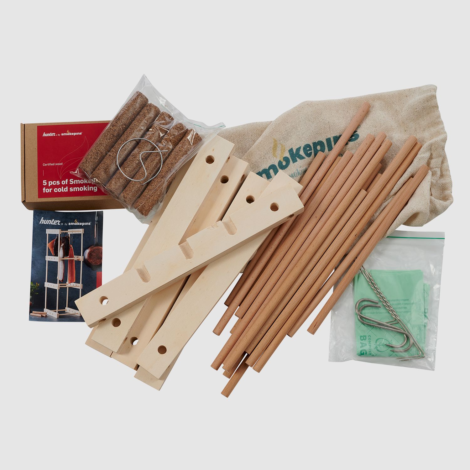 Pacchetto di avvio Smokepins incluso 5 pin