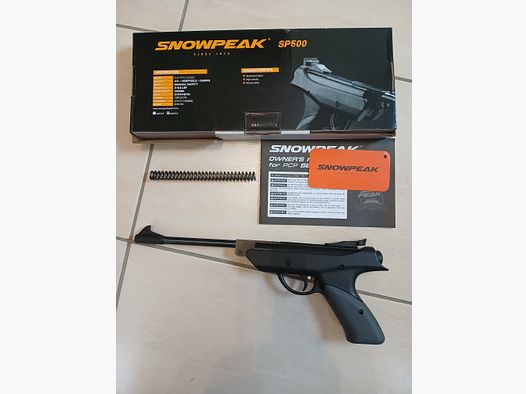 SNOWPEAK SP500 5.5mm! Bent barrel pistol
