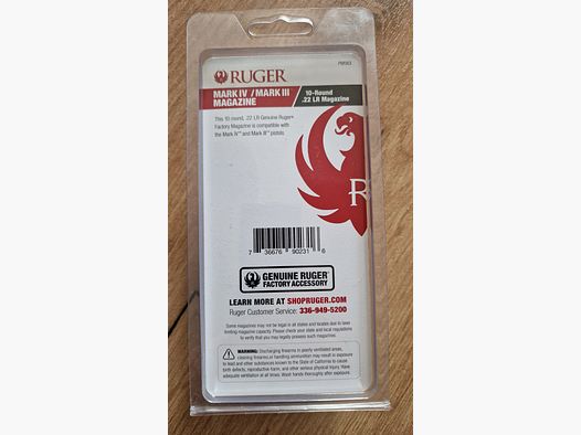 Ruger mark lV magazine
