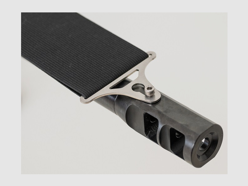 Universal Flimmerband 50mm Klettbefestigung in Schwarz