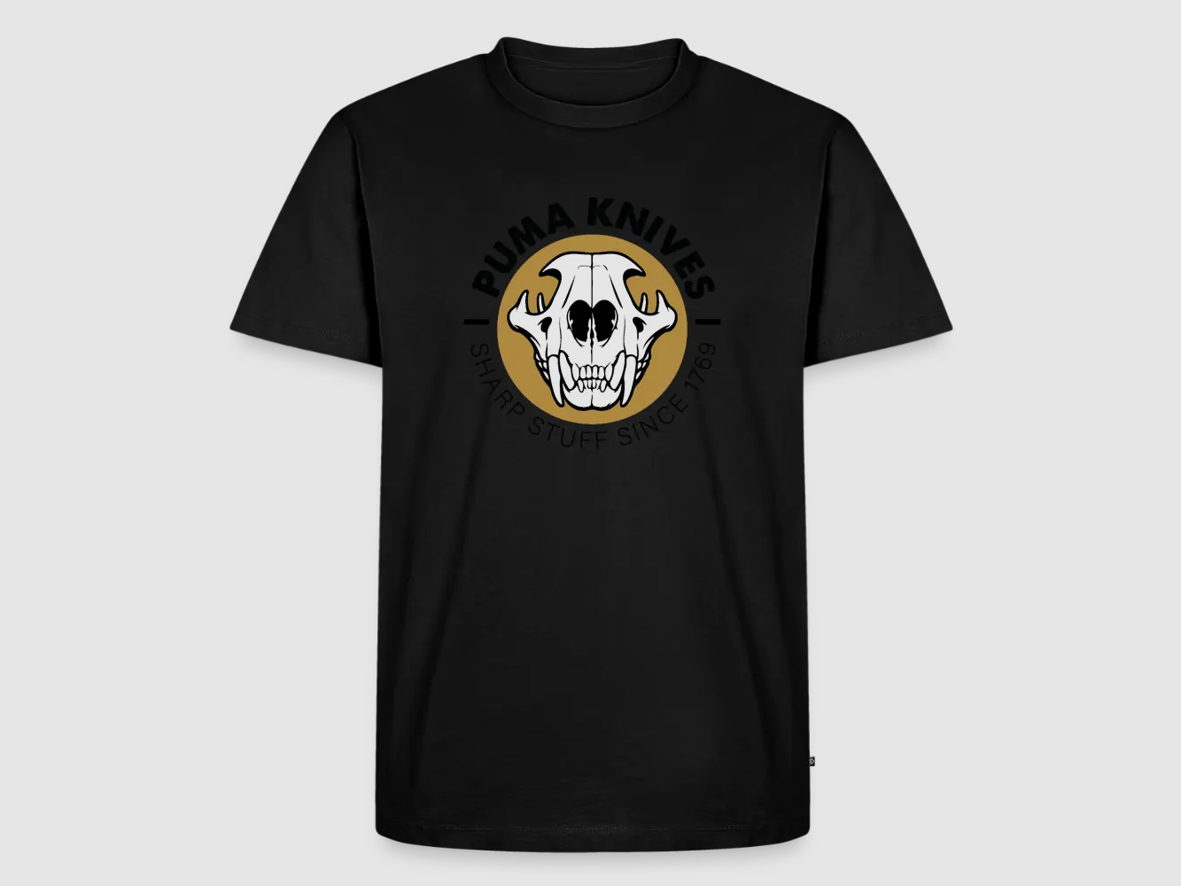 PUMA Men’s Premium T-Shirt "Skull Frontal Sharp Stuff"