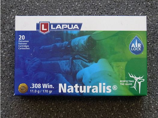 LAPUA .308 Win. NATURALIS 11.0g