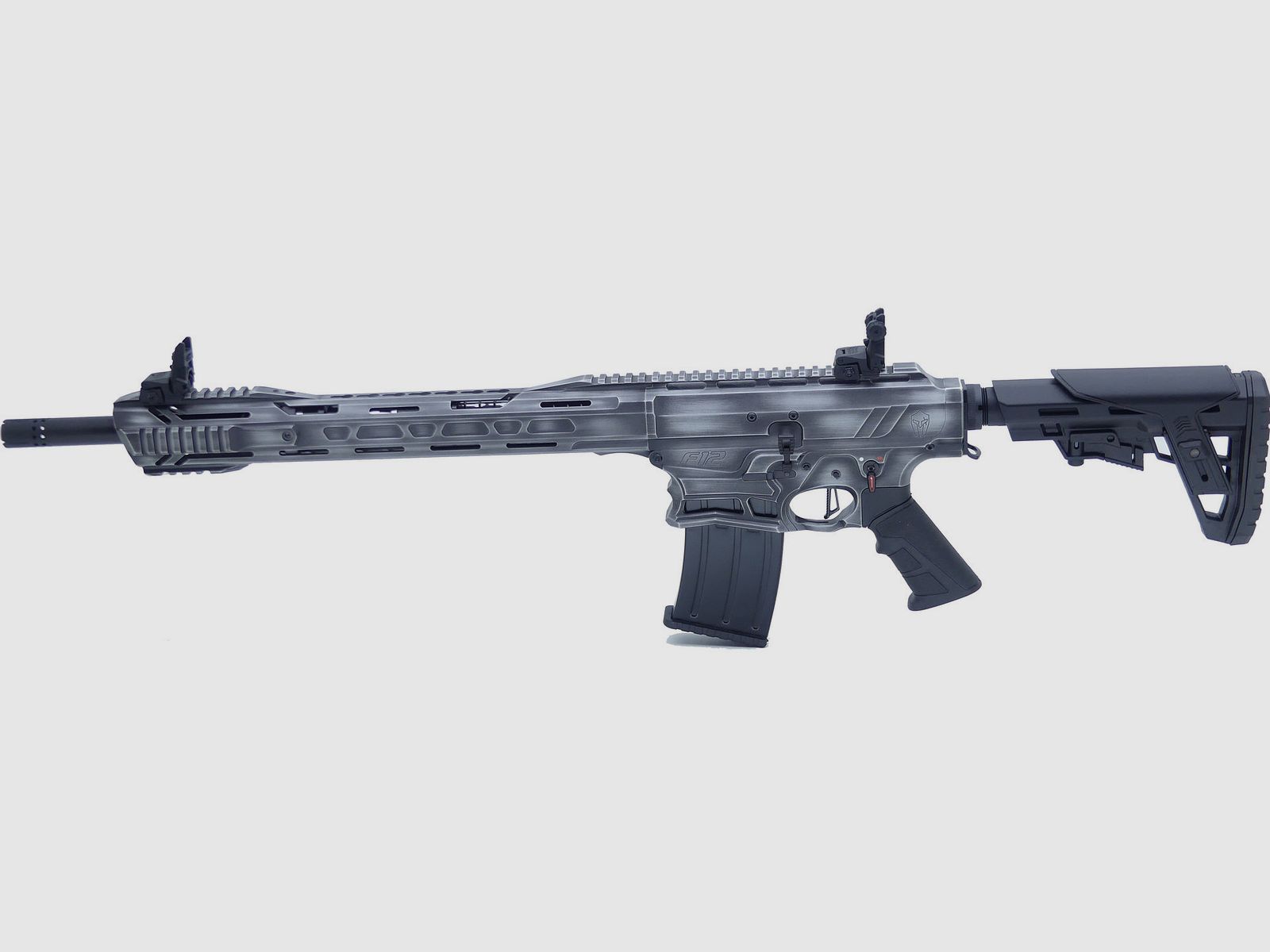 Typhoon Defence Selbstladeflinte (Magazin) Mod. F12 Sport DCSatin IPSC 12/76 LL 47cm PaketII
