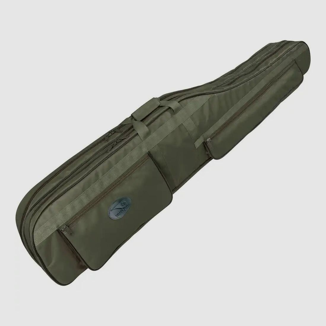 Forest and forest double case for long guns 140cm green - polyester