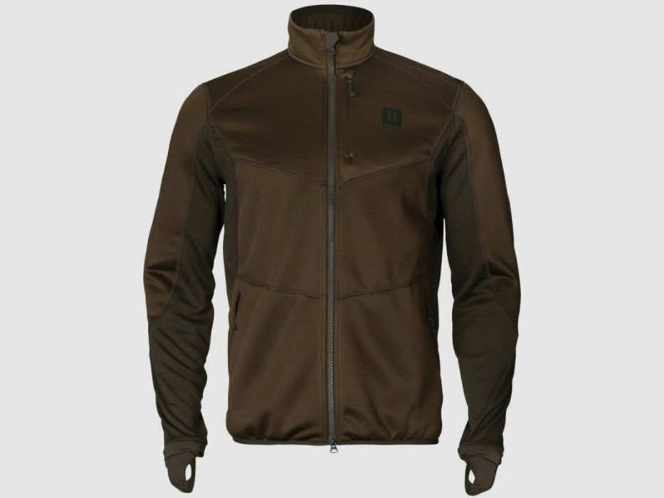 Härkila H-Fleece Kurtka Scandinavian | zielony wierzba/ciemny brąz, zdjęcie 1 z 12