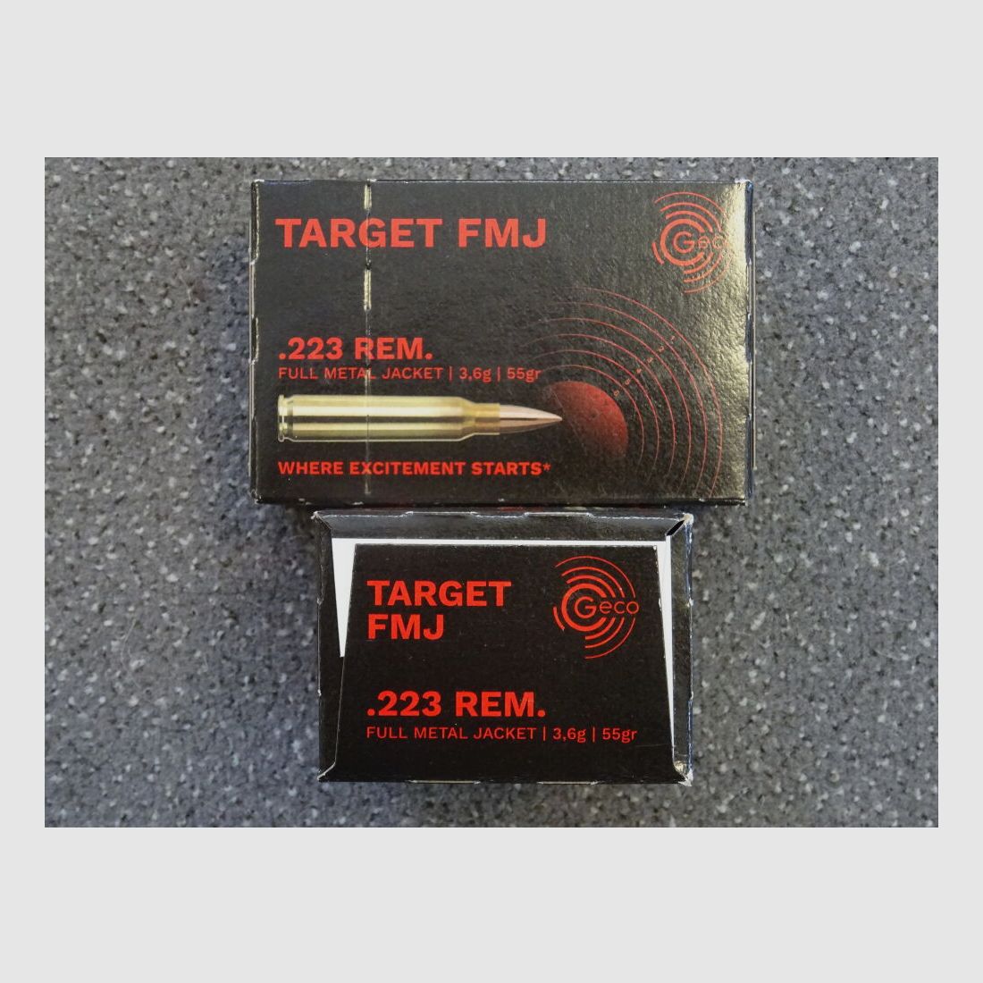 OFERTA SPECJALNA !! GECO .223 Rem pełnopłaszczowy 55 gr.