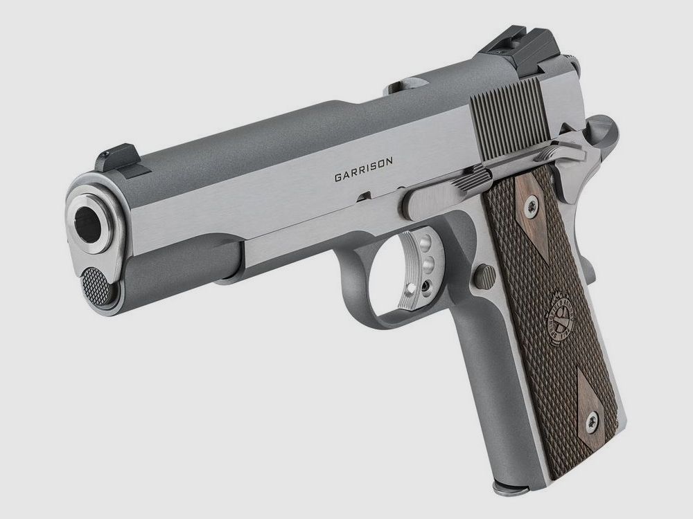 1911 Garrison 5" acciaio inossidabile Novak 3-dot bianco, immagine 4 di 4