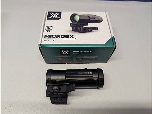 Like-new Vortex Micro 6x magnifying glass red dot reflex holo