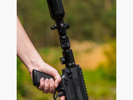 BUNDLE | Botella HPA de 0,2 LITROS 800 PSI / 1100 PSI + Adaptador ON/OFF | NEGRO | Sistema HPA | Marcador de Paintball | Armas RAM | Pistola FSC | FSC XP | Valken Milsig M17