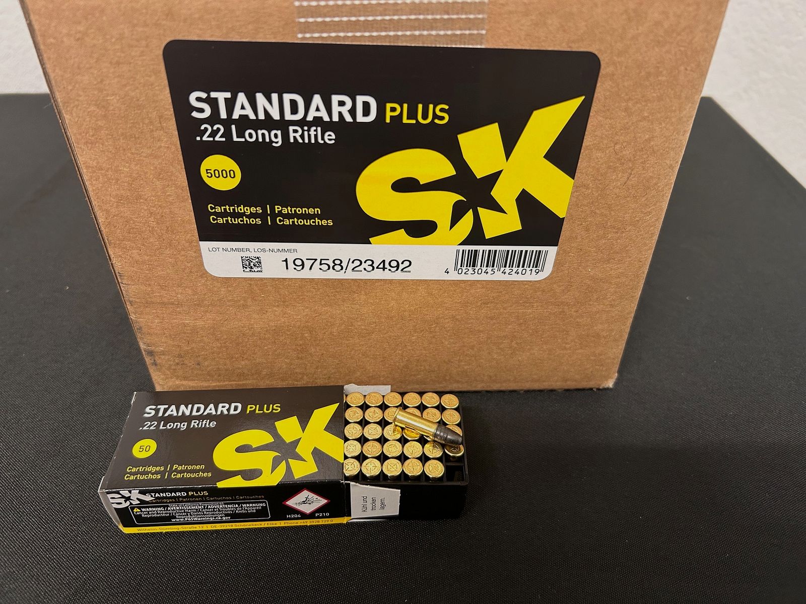 SK Schönebeck .22 LR Standard Plus munición de pequeño calibre
