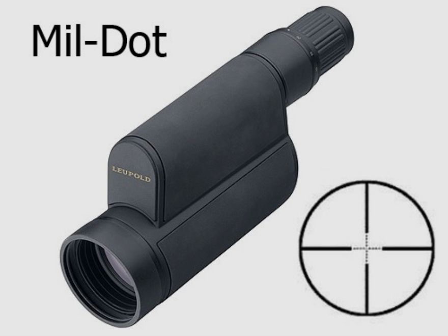 Leupold Mark 4 Spotting Scope 12-40x60mm Mil Dot matte black