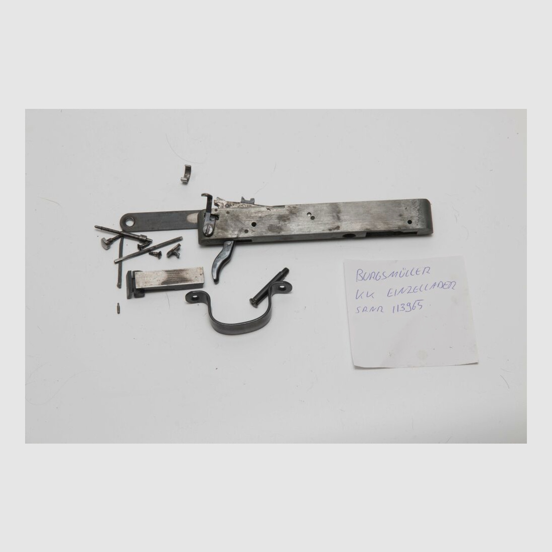 Burgsmüller small caliber single shot spare parts lot free parts